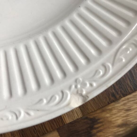 Mikasa Italian Countryside Salad White  Plates Set of 4 Y2K - Picture 5 of 7